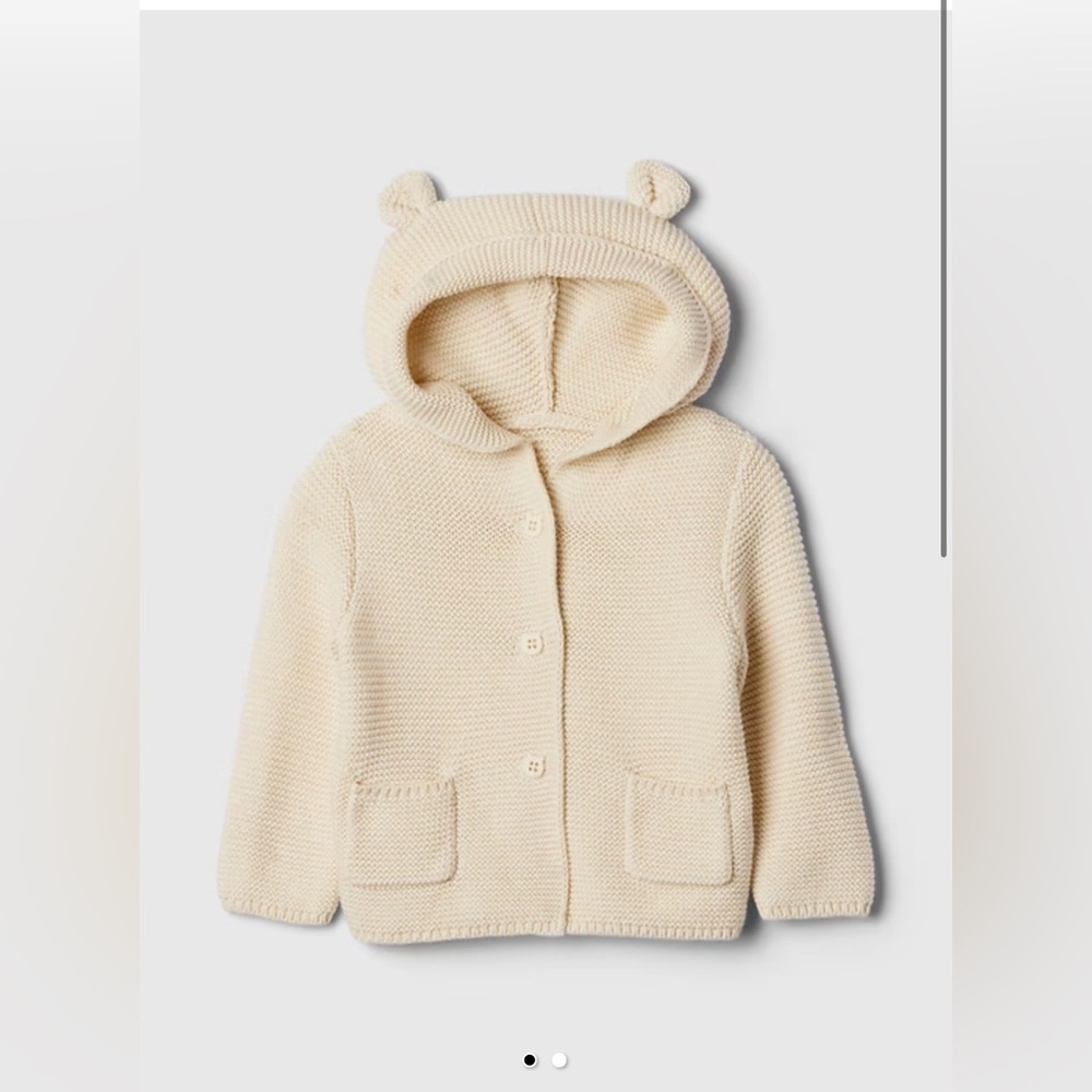 GAP Cream Knit Baby Sweater